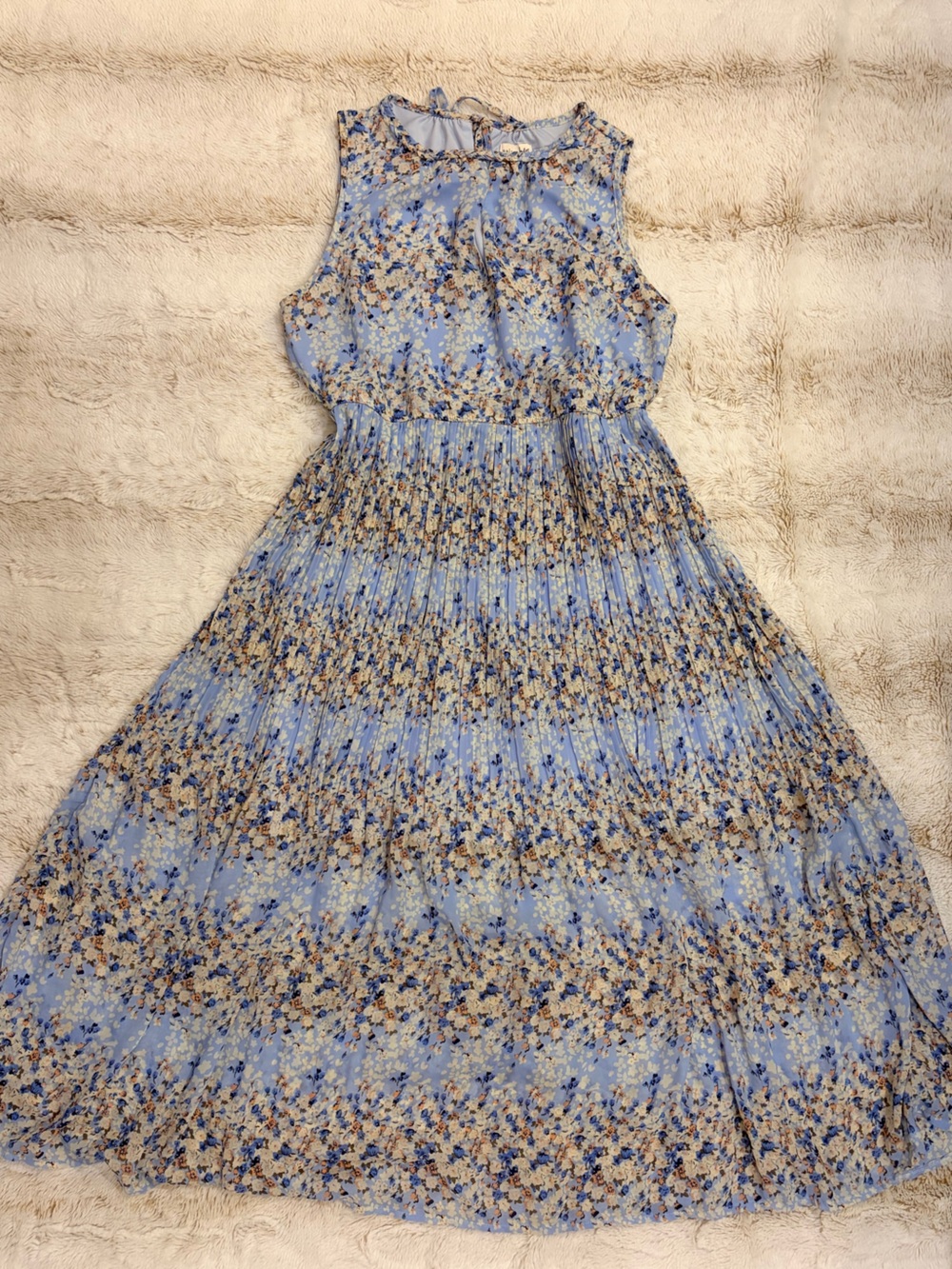 🌸 Maison Jules Cottagecore Floral Flowy Maxi Dress Babydoll Waist Fairycore